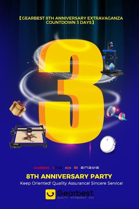 【Gearbes【Gearbest 8th Anniversary Extravaganza Countdown 3 Days】🥳🥳
Original Xiaomi Smart Weight Scale 2, lowest 0.01 USD, limited time only！🤩🤩
Activity time: 3.21-3.27. Are you ready?👈👈
👉gearbest.com/activity-321-a…