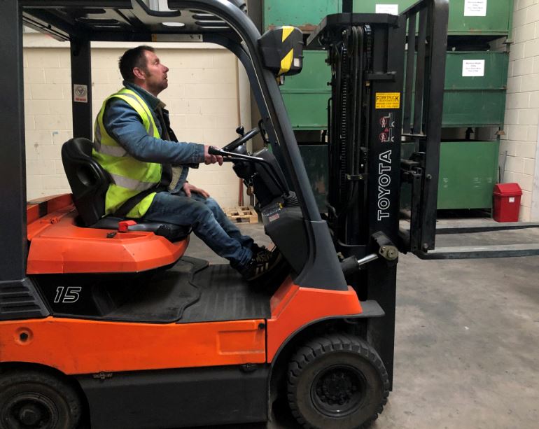 Congratulations to one of our Bridges into Work 2 participants who has gained his Counter Balance (Fork Lift Truck) licence. He is now ready to gain employment. If you would like to gain qualifications or need support, contact us for more information. Eligibility rules apply!