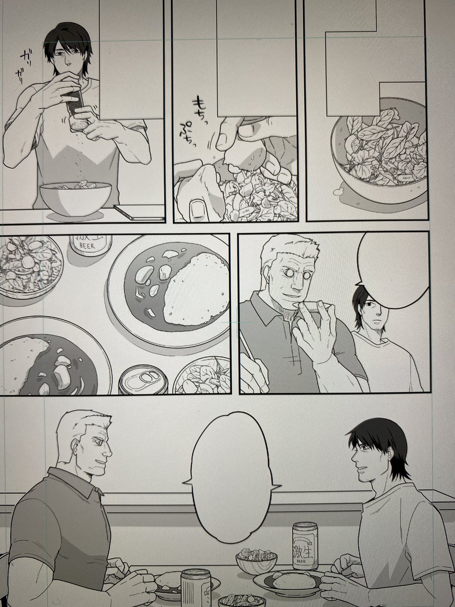 本来の用途で使われるサラダブラシ…🥗 