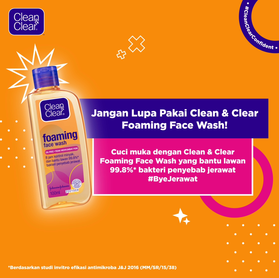 Cuci muka jadi ritual wajib buat kamu yang merawat kulit wajah, Girls! Eits, tapi jangan sampai ngelakuin kesalahan saat cuci muka ya.

Udah pada tau belom apa aja kesalahan saat cuci muka? Mendingan langsung cek infonya di postingan ini, deh!

#CleanClearConfident