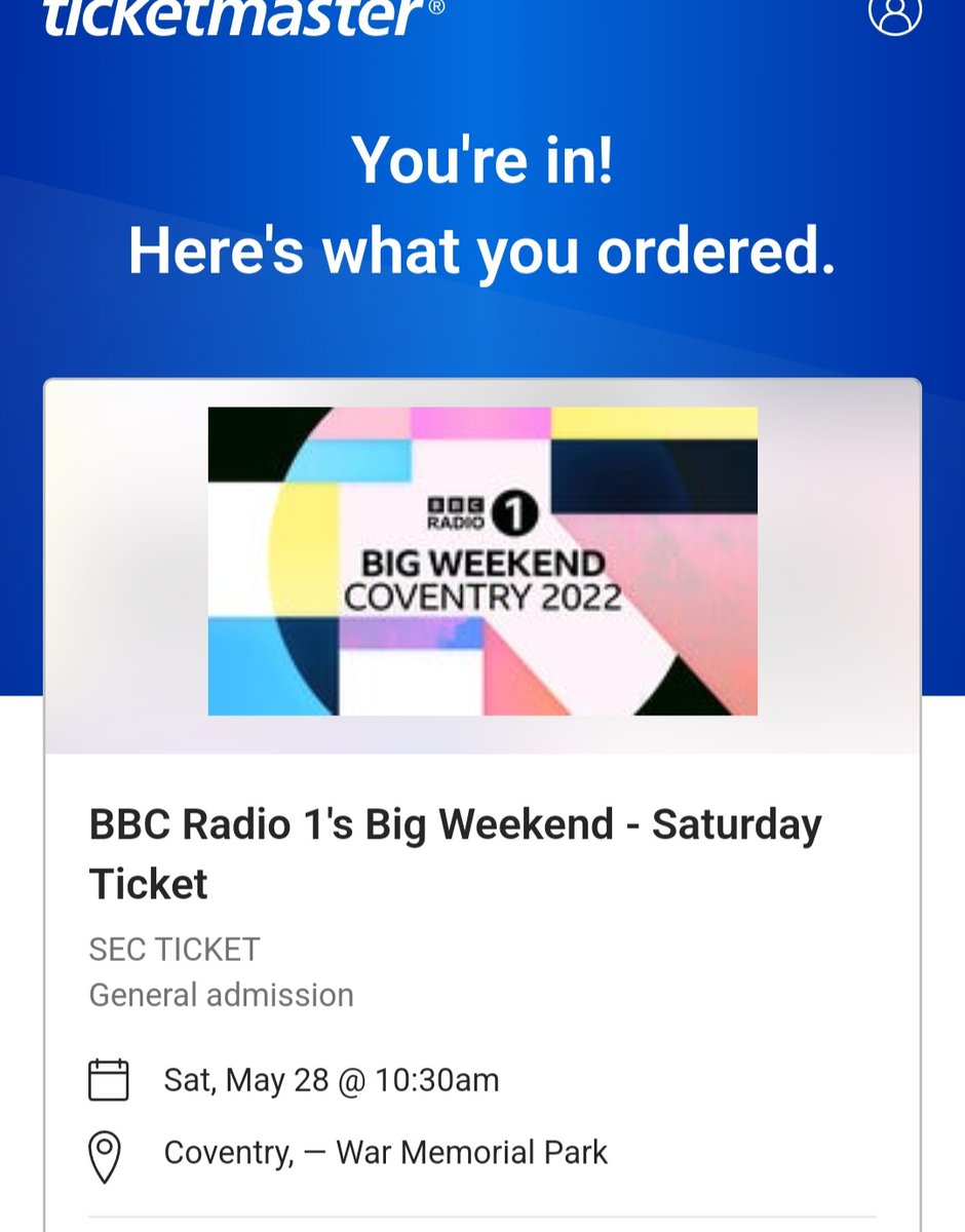 Over the moon to get tickets for <a href="/BBCR1/">BBC Radio 1</a> big weekend in my hometown 🥳🥳