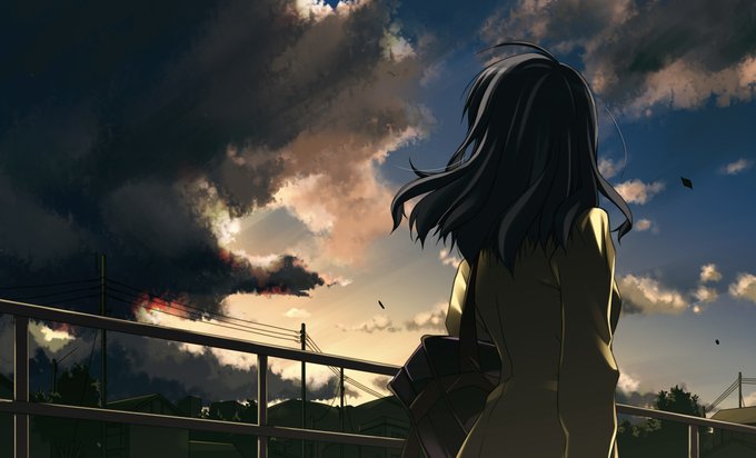 (`□')拙者、フレームカットや後ろ姿などで表情見えない絵大好き侍。 