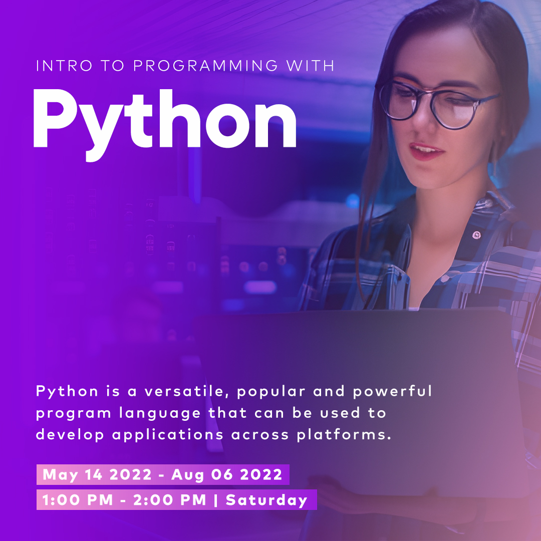 KalAcademy's tweet photo. Did you know that today is a good day to learn something new? Check out our intro to programming With Python course and learn the basics of the python programming language.

.
#kalacademy #management #deepstack #pythoncourse #python #pythonclasses https://t.co/MtzcGwyJ9m