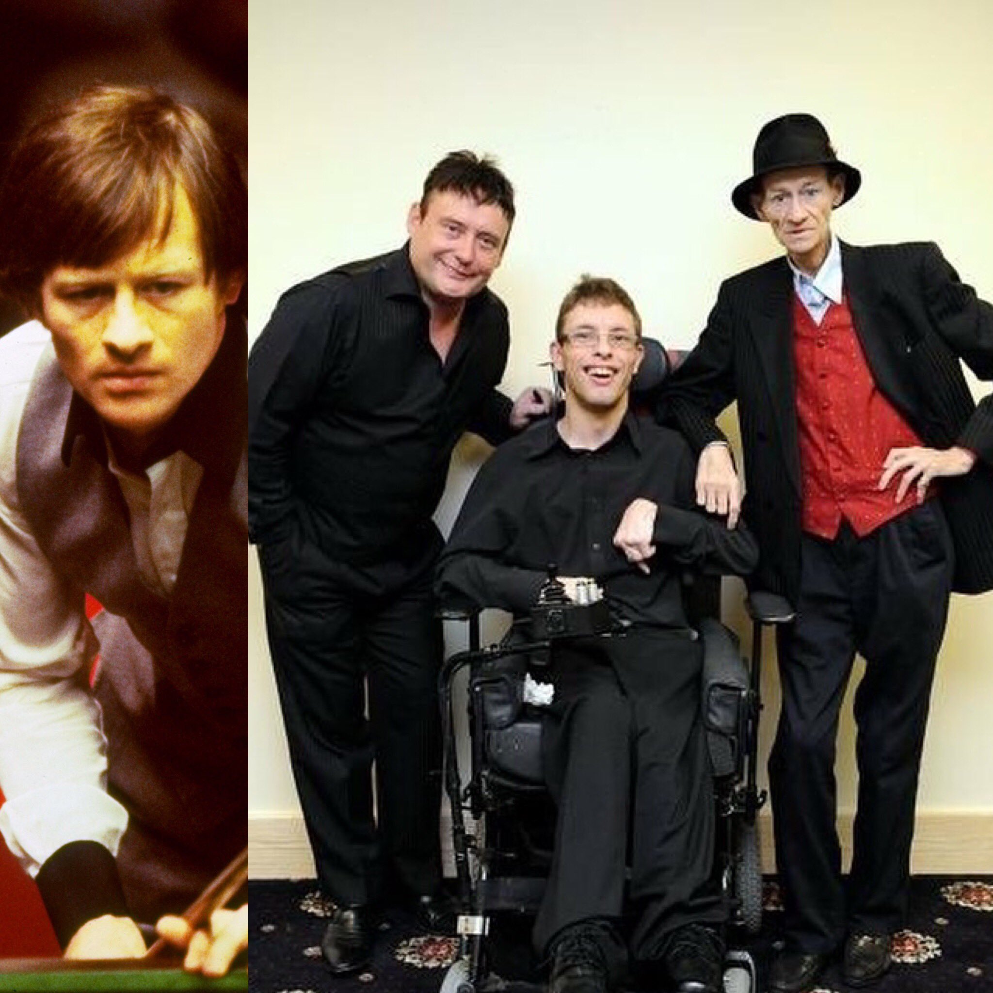 Happy birthday to the Hurricane Alex Higgins. I m sure wherever he is there ll be a pint of Guiness 