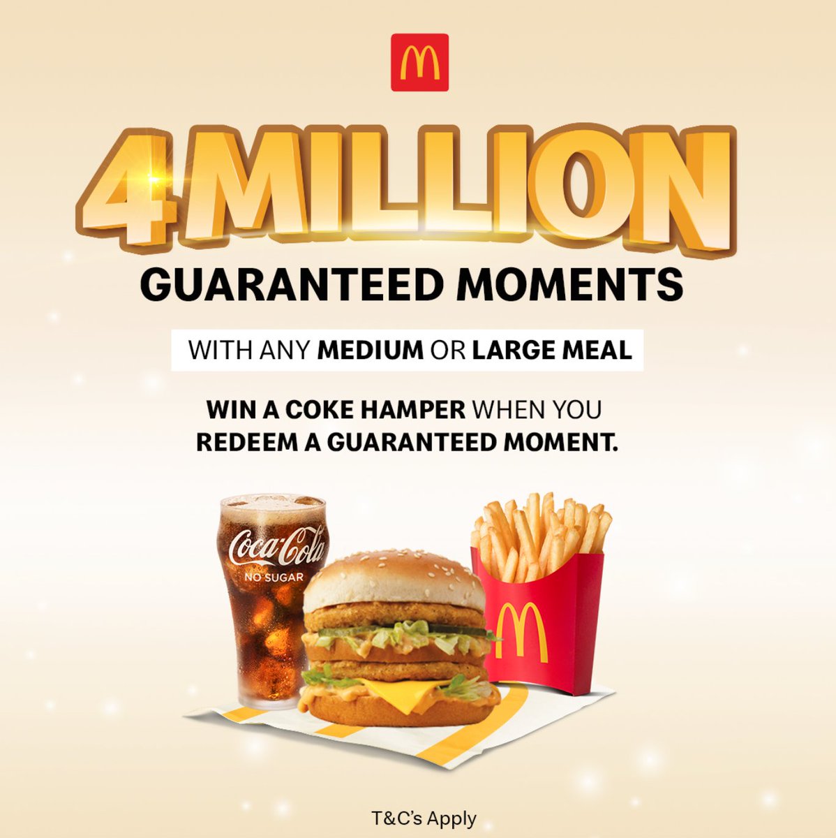 Win R2000 and a dope Coca-Cola hamper with McDonald's Rewards!

<a href="/McDonalds_SA/">McDonald’s SA</a> is all about helping you achieve your dreams… with one of their 4 million guaranteed moments that will help you get there 🚀
To enter tell us about your dream using #GuaranteedMoments + tag <a href="/Yfm/">Y</a>