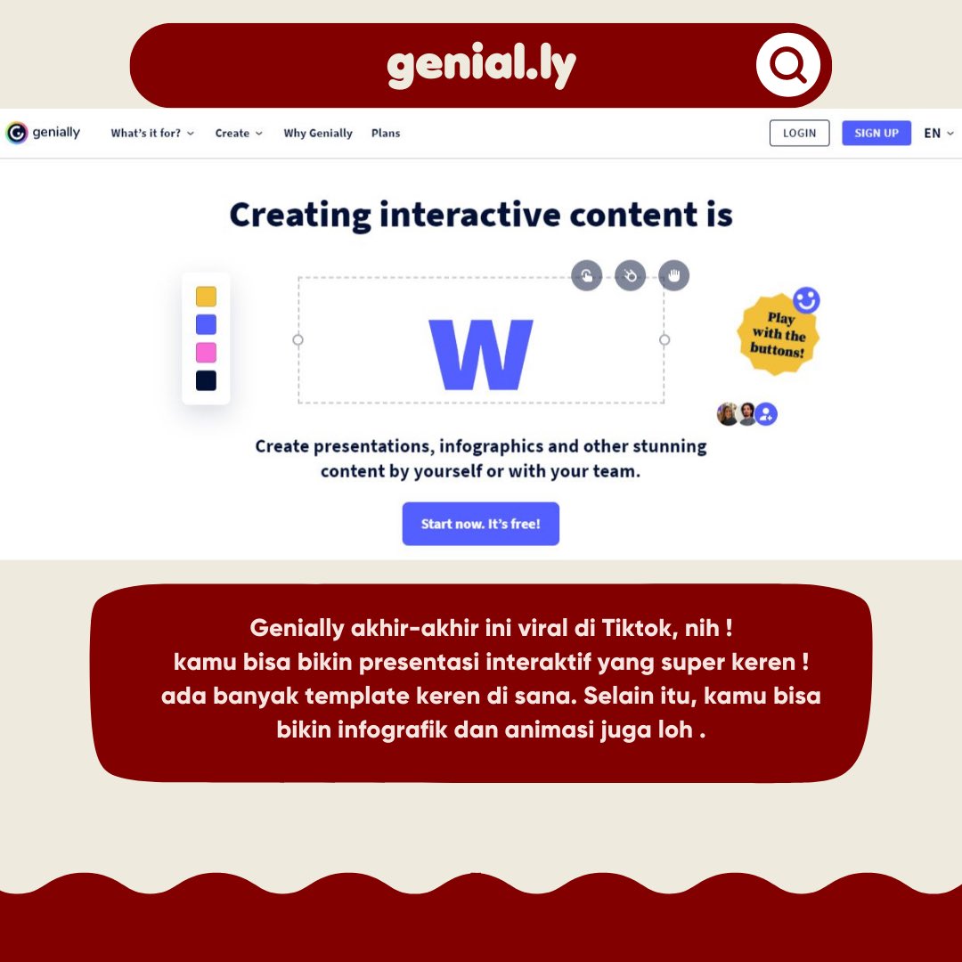 BOPM_Wacana's tweet photo. Halo, sobat USU! zaman sekarang masih bingung cari template yang interaktif? Nih, mimin ada beberapa rekomendasi website template PPT yang bisa membantu teman-teman semua😄
#templateppt 
#websiteppt https://t.co/bAlJ8HXxi7