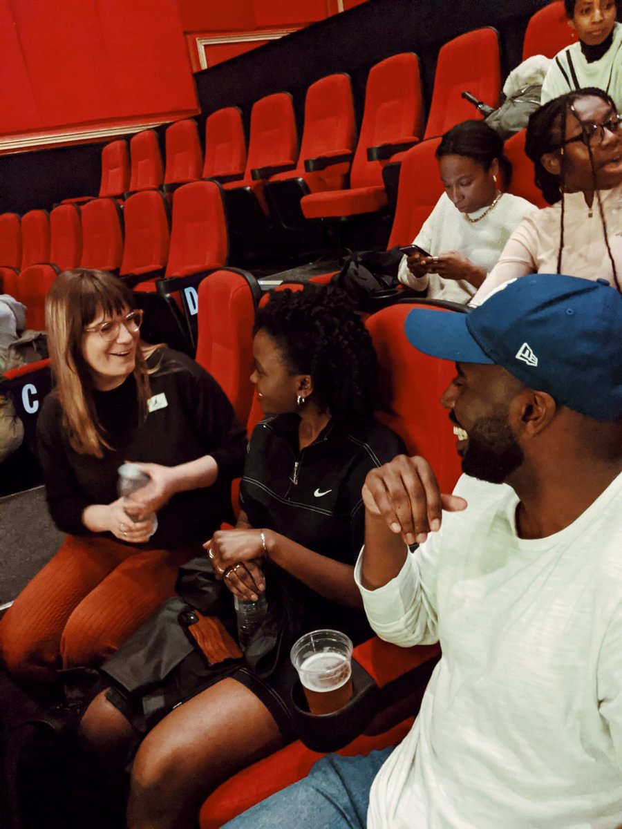 Runyararo_M's tweet photo. Another huge thank you to @bouncecinema, @MathieuAjan, @Nike for a wonderful Wednesday evening. It was such a pleasure to share our short ‘Dawn in the Dark’ and talk afterwards! And thanks to everyone who came! https://t.co/qVB0D81jMW