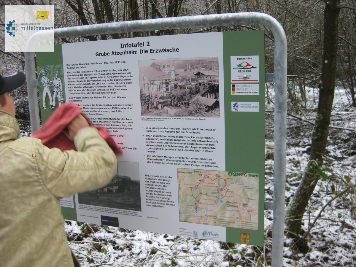 Eröffnung des Wanderwegs 'Erzweg Nord' am Samstag, 19. März um 10 Uhr in Mücke-Bernsfeld. Die Erzweg-Projektgruppe stellt den dritten Rundwanderweg vor, es gibt eine  Ausstellung und geführte Wanderungen. industriekultur-mittelhessen.de/event/eroeffnu… #industriekulturmittelhessen #Mittelhessen #erzweg