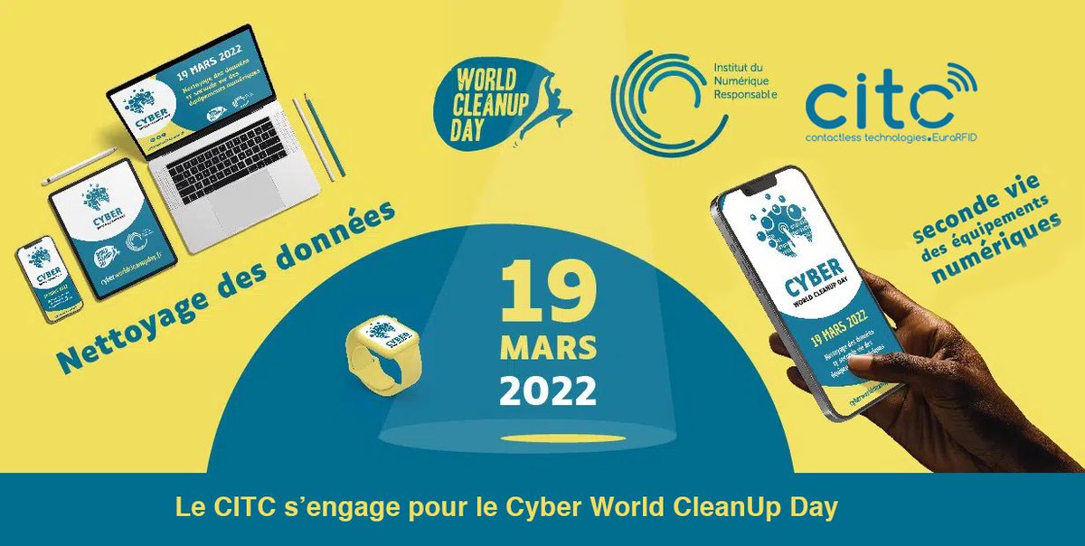 IOTcluster's tweet photo. A l'occasion du #CyberWorldCleanUp Day🌱adoptons de bons réflexes pour notre planète !
➡️https://t.co/g989JYjfcW
@CyberWCUD #WorldCleanUpDay #GreenIT #climat
#environnement https://t.co/0yczSIpdxt