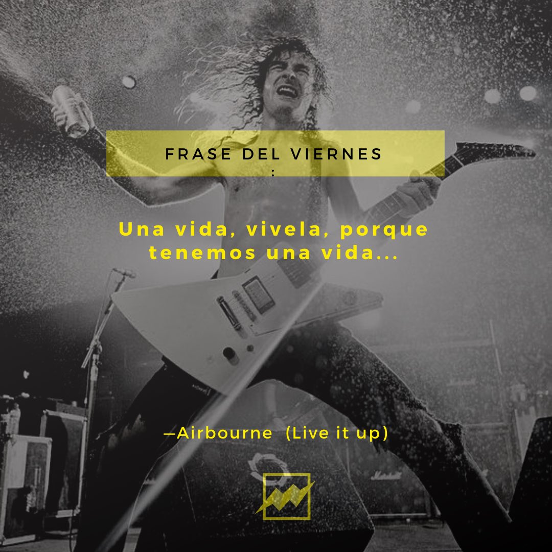 marianlopezfe's tweet photo. Hay que celebrar la vida y dejar de quejarse tanto… Porque vida sólo hay una my friend!!! Buen finde!!🤟🏻
 #marianlopez #neurocienciaynegocios #rockonferenzia #rockyourlife #vive #celebra #enjoyit #liveitup #airbourne #friday #frasedeldia #happyweekend https://t.co/lR2h0yZATY