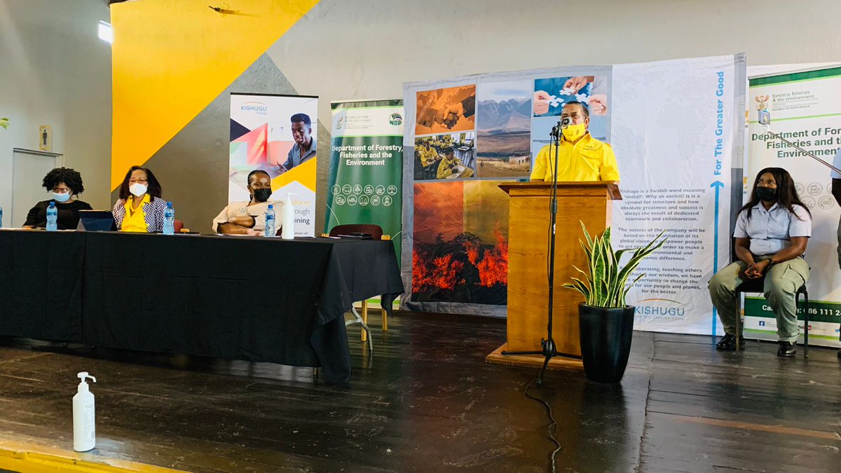 wo_fire's tweet photo. Trevor Abrahams: MD, WOF encouraged the graduates to see this training as a step to greater things. "You make us proud. Today, we celebrate your achievement, but this is not your destination; this is the start of your journey. This is not the end of where we want to see you go." https://t.co/A1h5MEZVUC