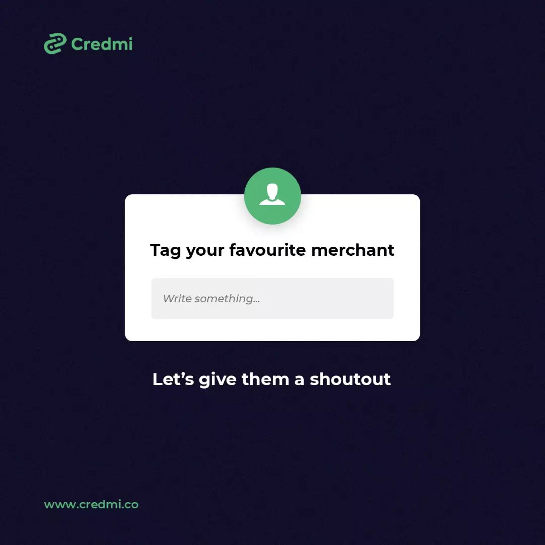 credmidotco's tweet photo. It's 'Shout Out Friday' 🗣🥳🤠.

Tag your favorite brand, we will give them a special shout out on our page story and a well-researched caption for their next post. 

Let's go👇

#credmi
#Burnaboy3arena https://t.co/x9Hkex7wBv