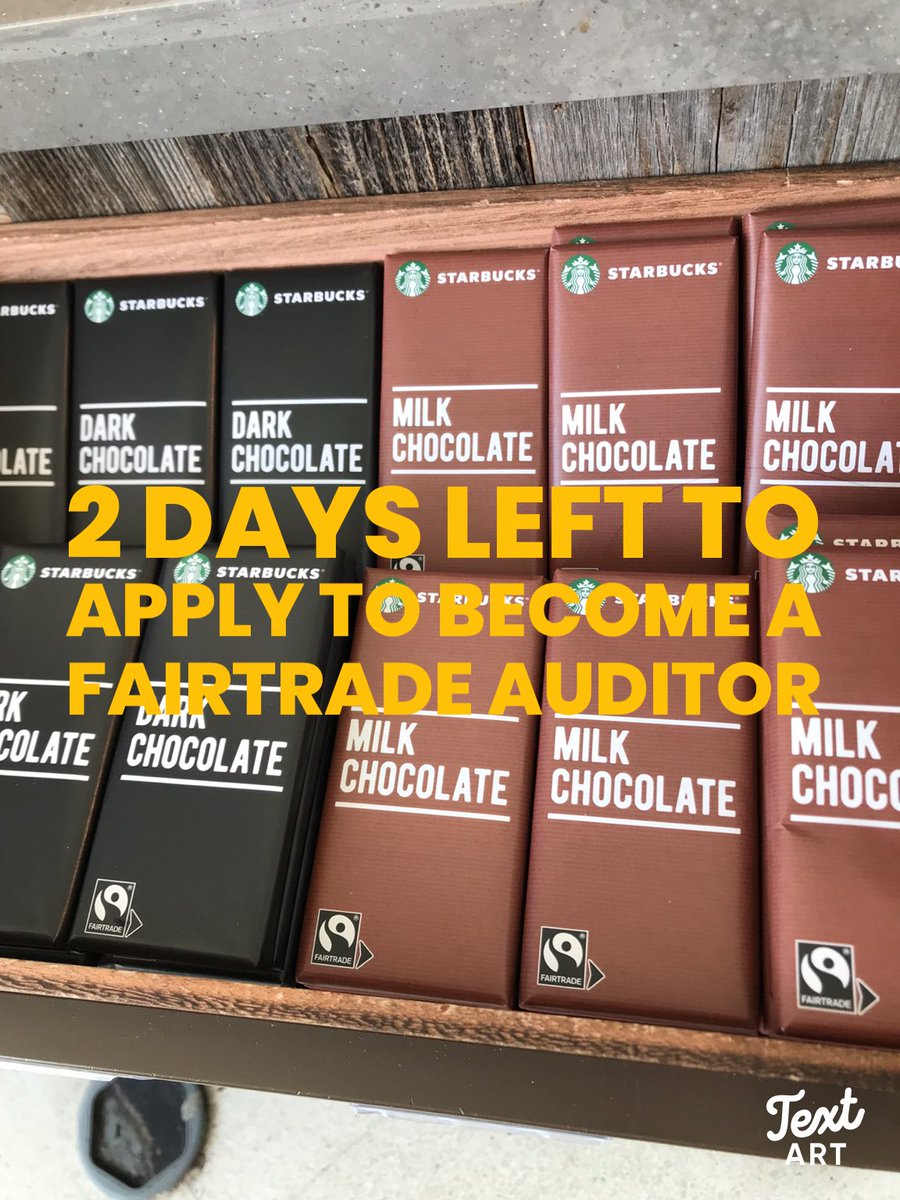 DON’T MISS YOUR CHANCE gain some fantastic skills to include on your cv, find out more about Fairtrade, be a part of the amazing opportunities that come with being a part of Fairtrade at Middlesex - to apply cloud.sos-uk.org/apps/forms/RaB…
Closing 20th March 2022  #studentskills #audit