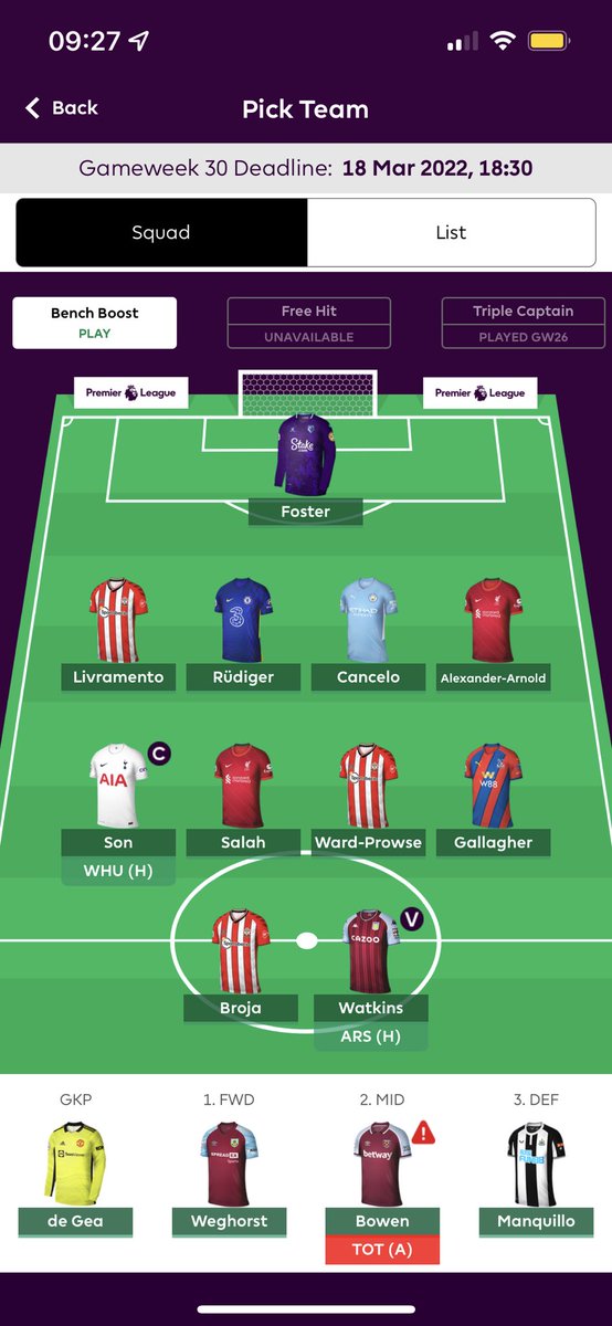 Max_Smurphy's tweet photo. @OfficialFPL At least i have Son captain https://t.co/89RwC7gNXj