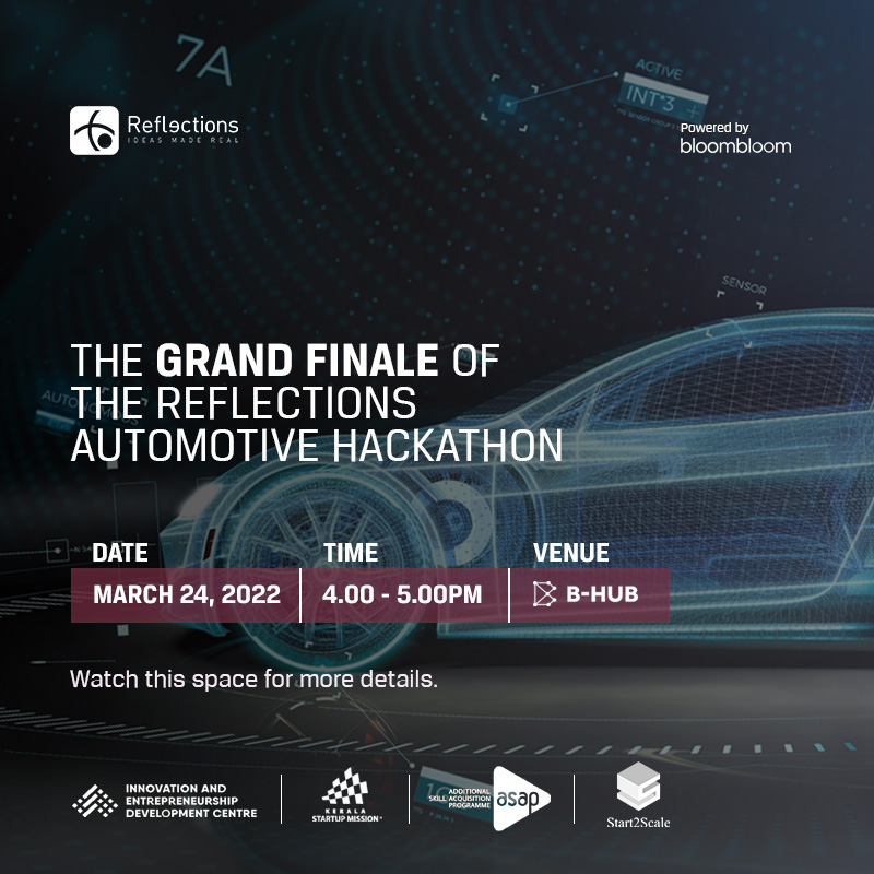 reflectionsis's tweet photo. The Grand Finale of the Reflections Automotive Hackathon!

Stay tuned!

#hackathon  #ideathon #reflections #reflectionsinfosystems https://t.co/6IWxPvel1h