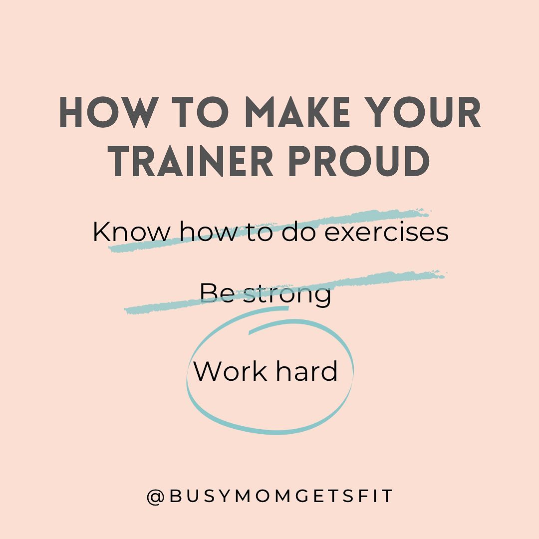 You don’t need to be in any particular amount of “in shape”.

You aren’t expected to know how to move perfectly.

You aren’t expected to lift any certain weight - just the ones that are right for you.

But your trainer will be super excited to see you trying hard!