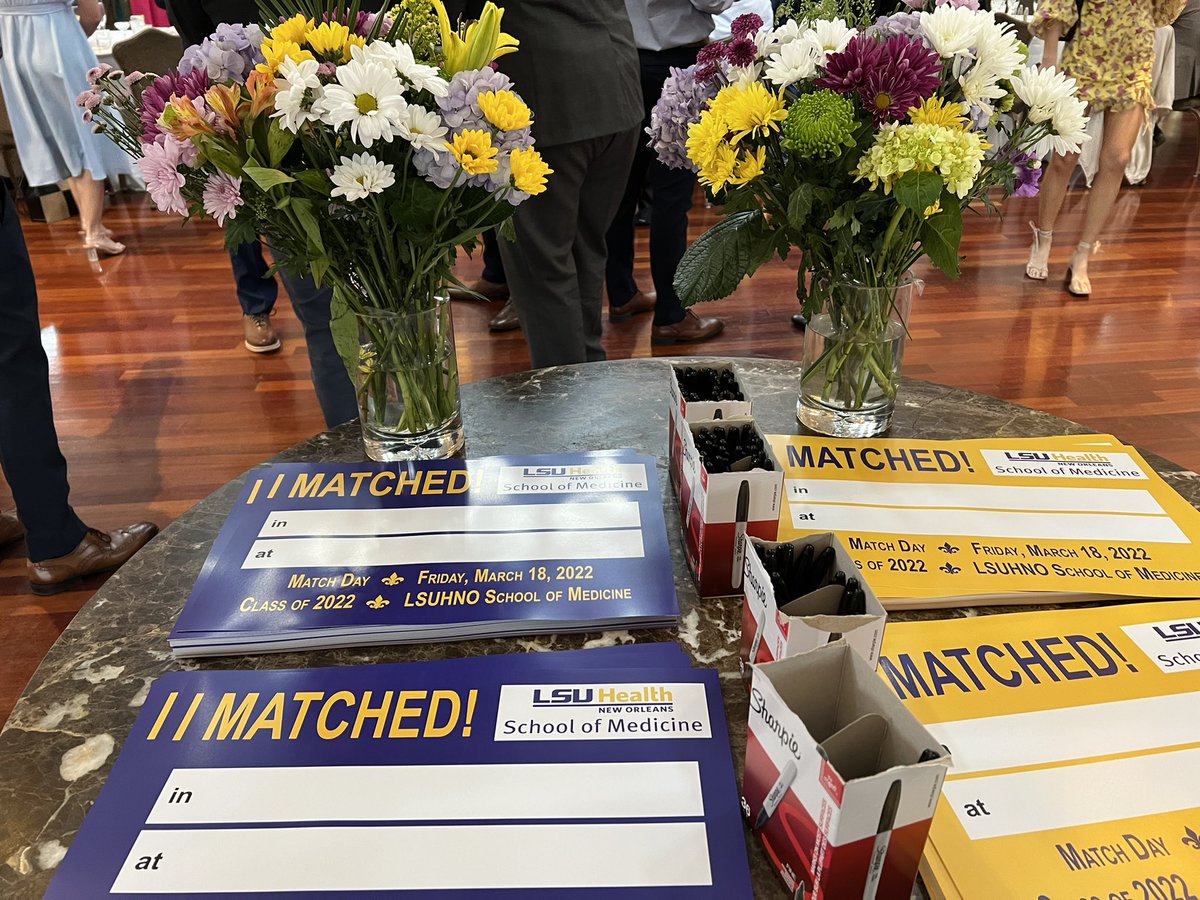 LSU Health Sciences (@lsuhealthno) on Twitter photo Almos time to find out where the <a href="/LSUHealthNO/">LSU Health Sciences</a> Class of 22 matched!! #MatchDay #MatchDay2022 Almos time to find out where the <a href="/LSUHealthNO/">LSU Health Sciences</a> Class of 22 matched!! #MatchDay #MatchDay2022