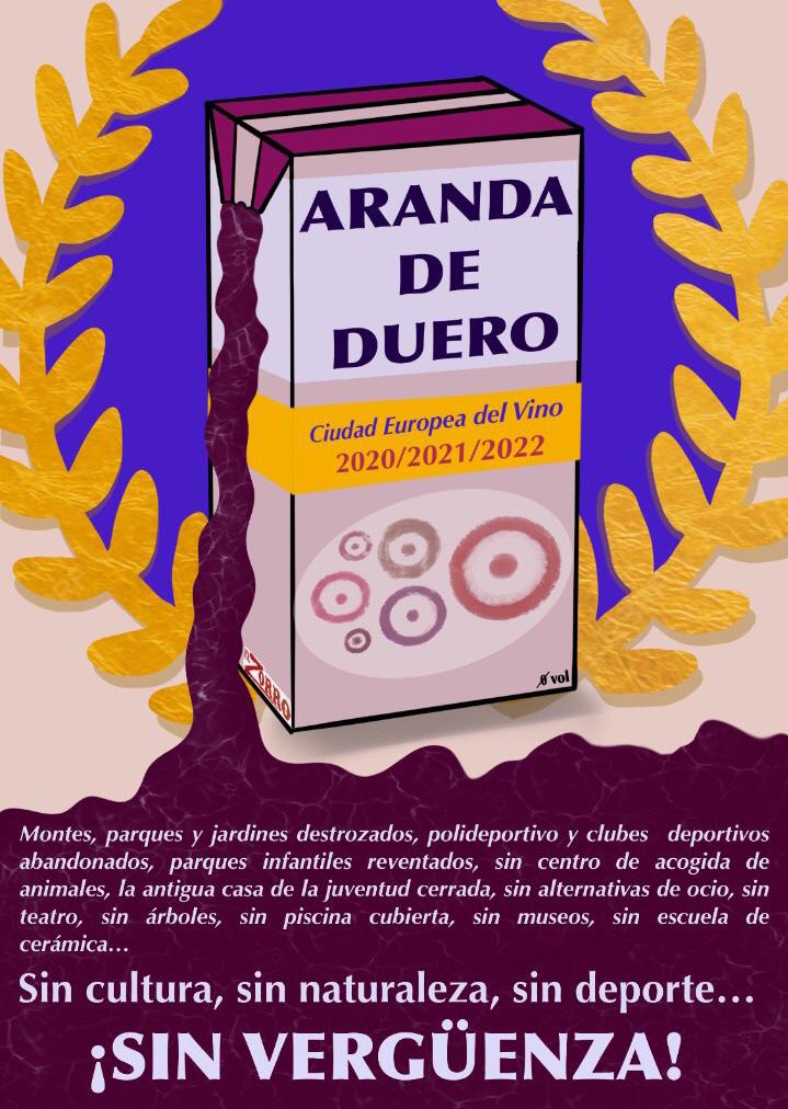 No solo de vino vive el hombre.

Queremos un futuro para Aranda de Duero

#QueremosQuedarnos