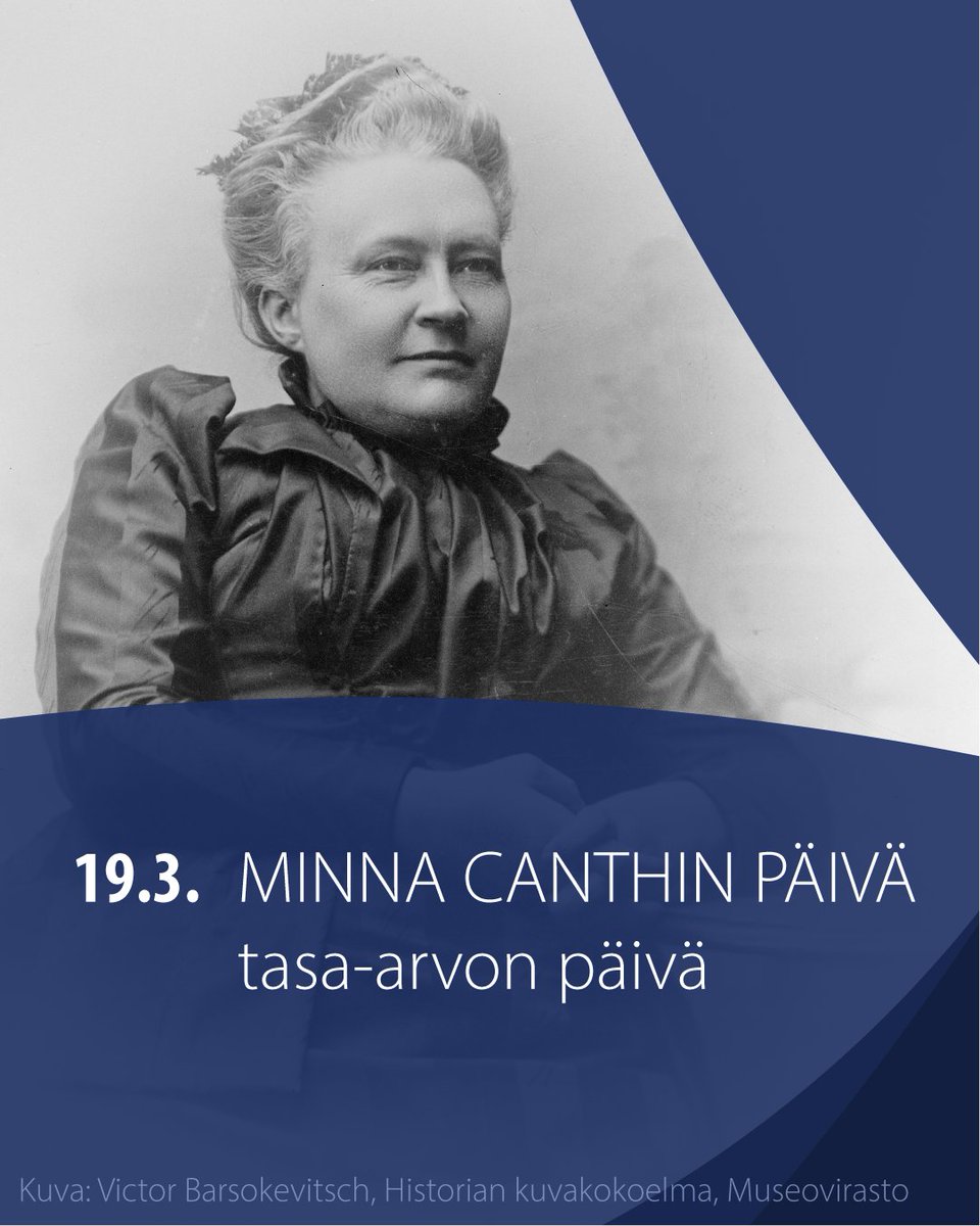 valtioneuvosto's tweet photo. Hyvää Minna Canthin ja tasa-arvon päivää! 🇫🇮

Minna Canth (1844–1897) oli kirjailija ja tasa-arvon puolustaja, joka pyrki parantamaan naisten ja vähäosaisten asemaa. 

Canthin ajatukset jakamattomasta ihmisoikeudesta, vapaudesta ja oikeudenmukaisuudesta ovat aina ajankohtaisia. https://t.co/4JUO8zQHme
