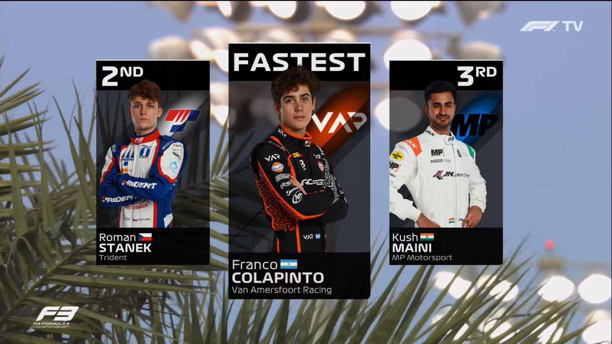 3LocosalVolante's tweet photo. #F3 #ArgentinosInternacional| De locos el debut de @FranColapinto en la F3! Se quedó con la pole position y largada en primera fila el domingo. https://t.co/4PJrsBI4lG