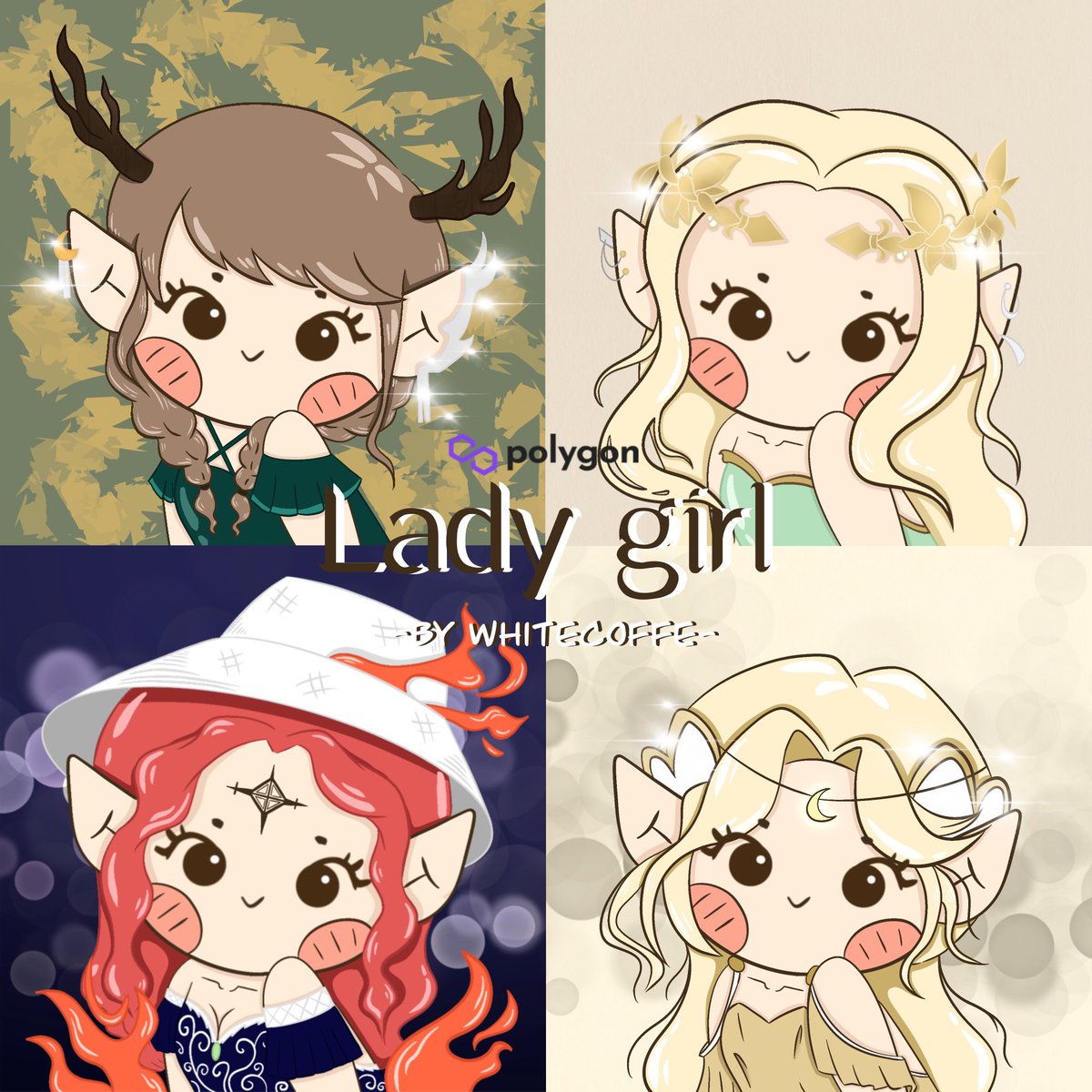 New drops! (Rare week) 
Lady girl 20 - 23 🤍
🧝‍♀️ ‘Elfin Lady girl’ 🪵✨
We’re little but we’ve power
0.008 - 0.01 ETH on Polygon chain
🔻🔻🔻
◽️ opensea.io/collection/chi…

#Polygon #MATIC #NFTs #nftart #NFTartist #NFTCommumity #NFTTHAILAND #NFTthai #NFTThaicommunity #NFTProfilePic