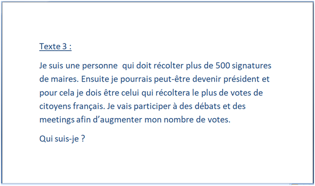 @CMFONTENELLES #Defiinferences bonjour voici notre texte 3 bon courage!