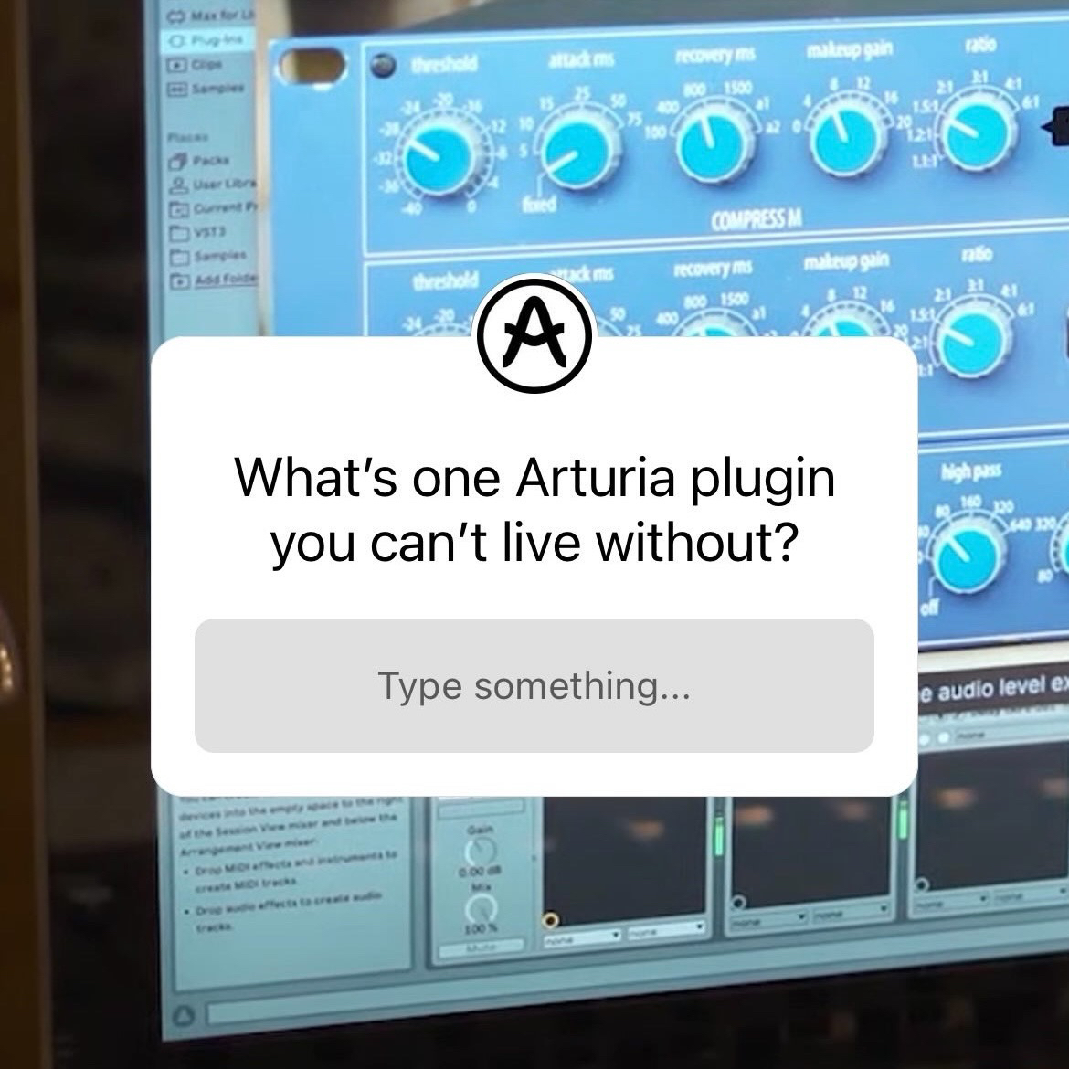 Arturia tweet media