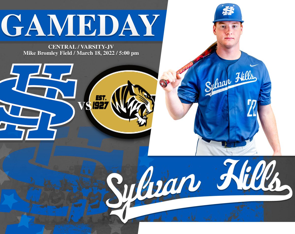 ⚾️ GAMEDAY
🆚 Central
⏰ 5:00 PM
📍 Mike Bromley Field
🔵 V-JV