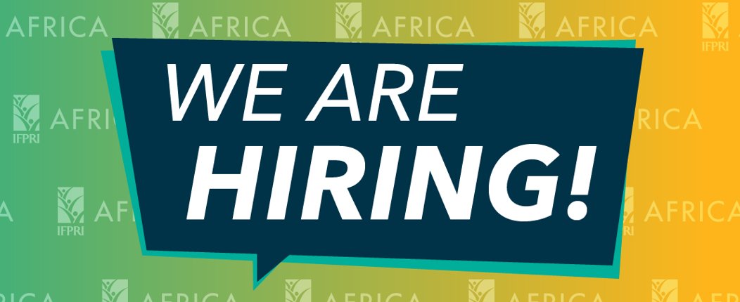 IFPRI_Africa's tweet photo. 📢 Jobs Opportunities
IFPRI is seeking a #Program_Manager and a #Receptionist_Admin_Assistant for its Africa Regional office based in Dakar.

Click on the links &amp; apply now !

🎈Receptionist/Admin Assistant: https://t.co/EsyKCo7dcW
🎈Program Manager: https://t.co/AiU4l8YTyx https://t.co/yP7ESlnhf1