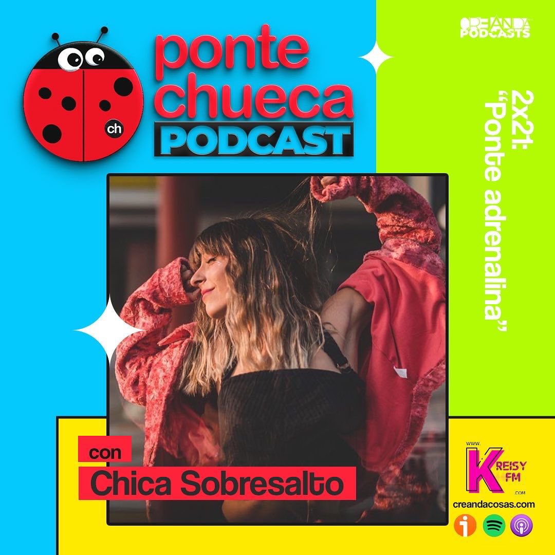 pontechueca's tweet photo. Pues…sueño cumplido. En el 2x21 de #pontechueca, hemos conseguido charlar un ratito con @ChicaSobresalto y no podemos estar más enamorados de ella y de su música. 
En https://t.co/9Yf7xOBzH7 tenéis todos los enlaces (spoty, ivoox, apple…)
😘😘😘😘🐞🐞🐞🐞 https://t.co/VOFMcSNois
