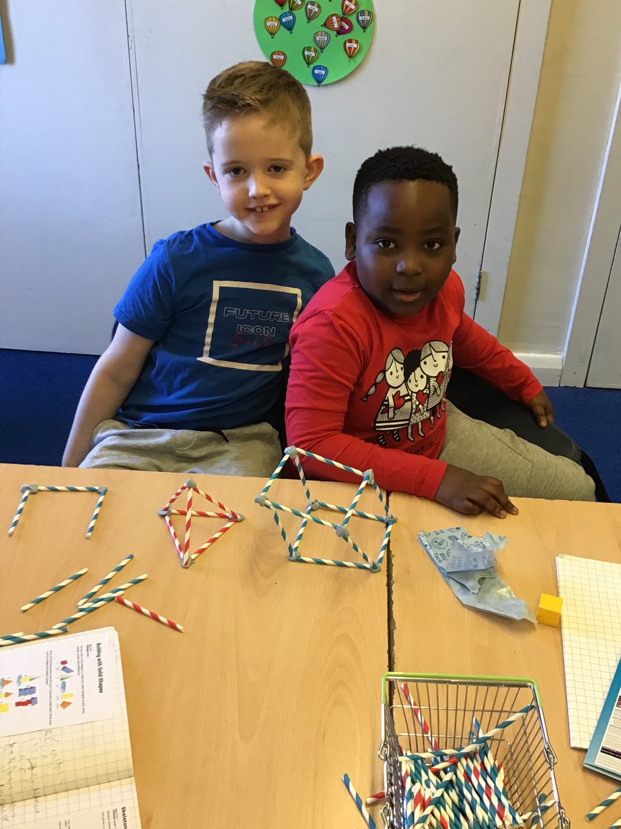 YarmPS's tweet photo. Exploring edges and vertices of 3D shapes #ypsmaths #KS1 https://t.co/Nx8VPtx4Wj