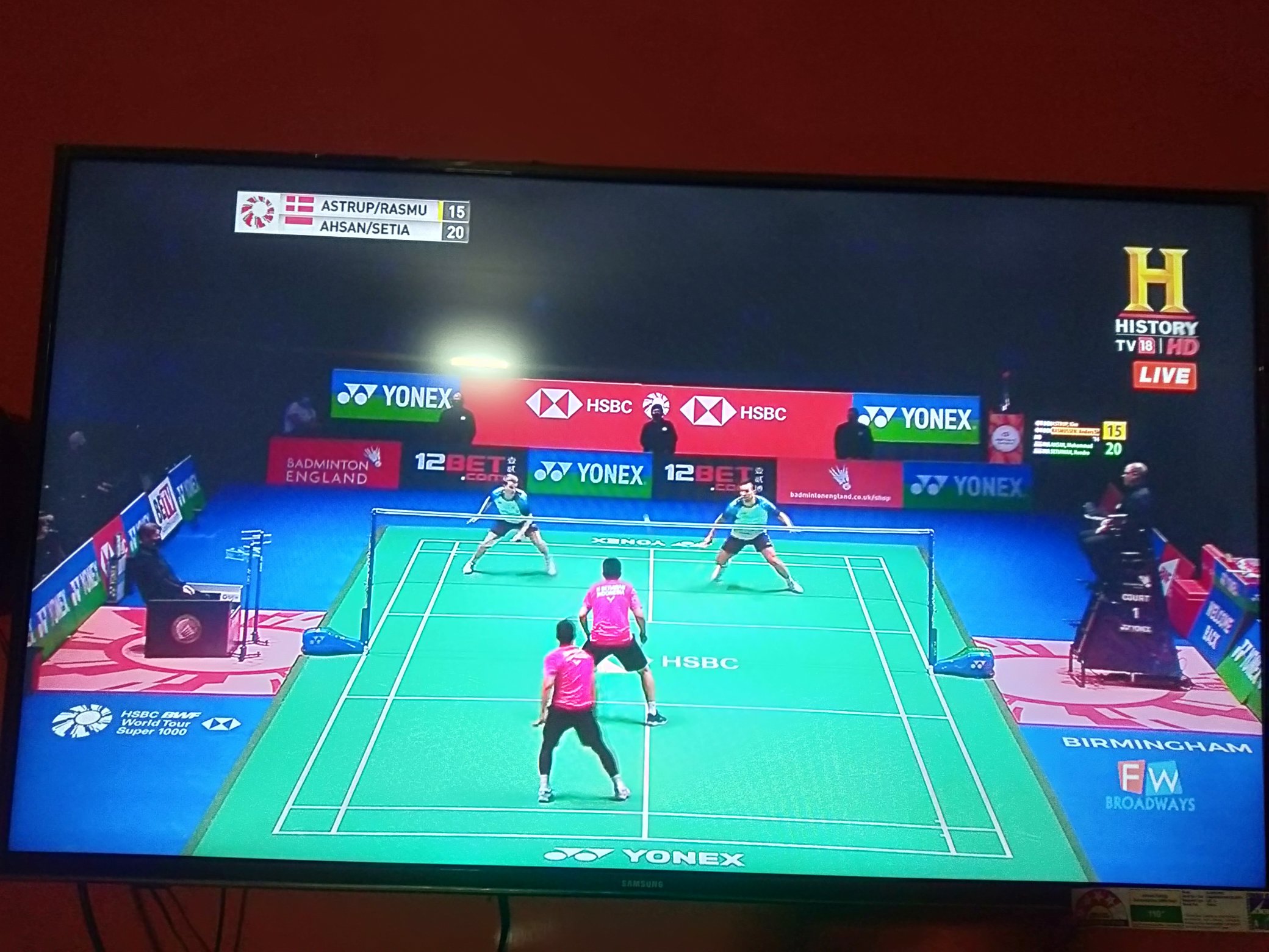 Rtm live badminton