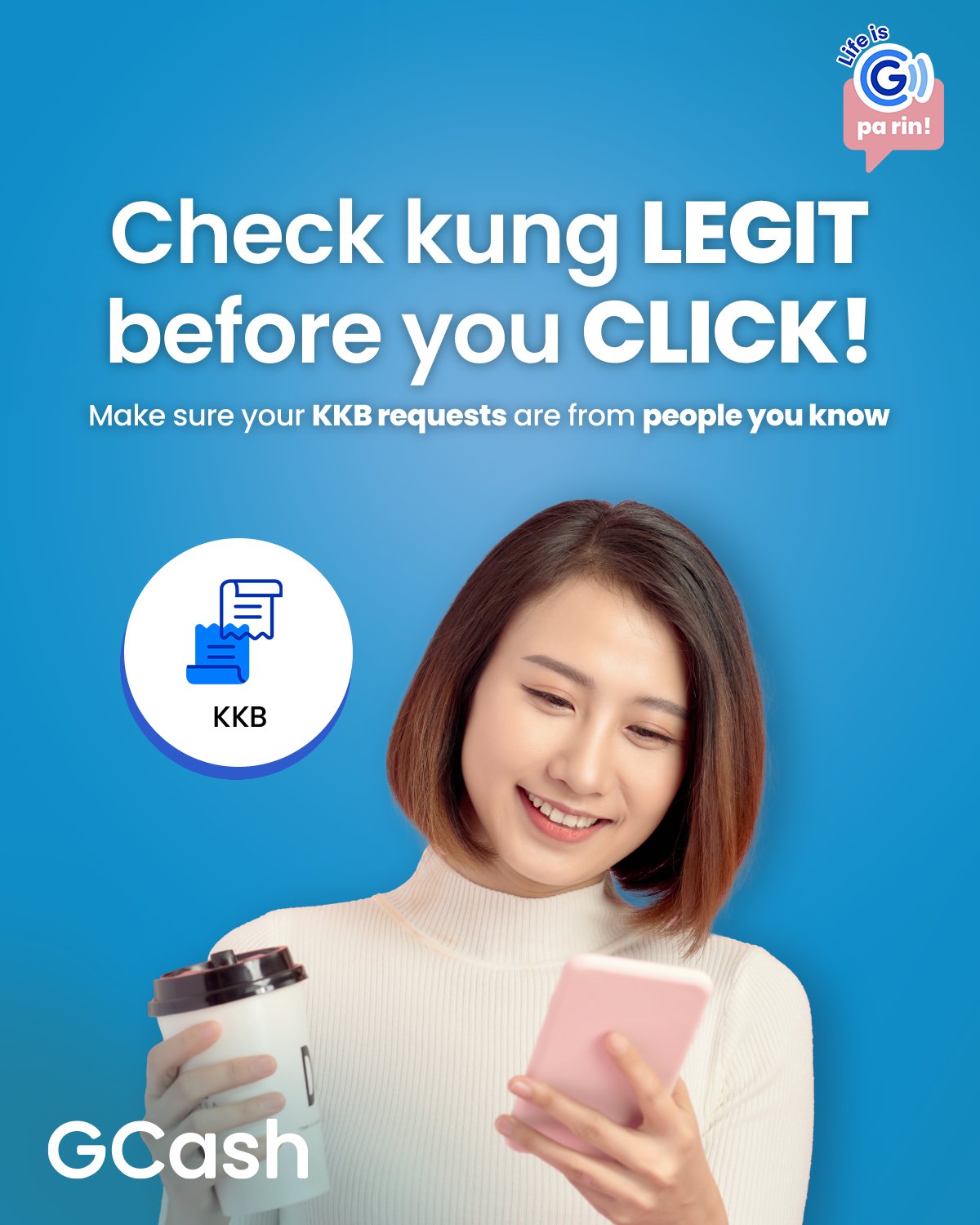 GCash on X: &ldquo;Naka-receive ng KKB request? Make sure to always 