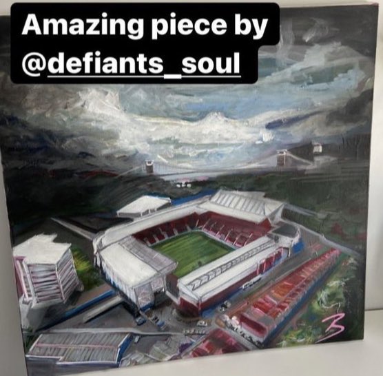 cameronMckay6's tweet photo. Great local artist @simsartwork #Bristol #art #ashtongate #BristolBears #bristolcity #suspensionbridge #local https://t.co/VEVuYAn2YY