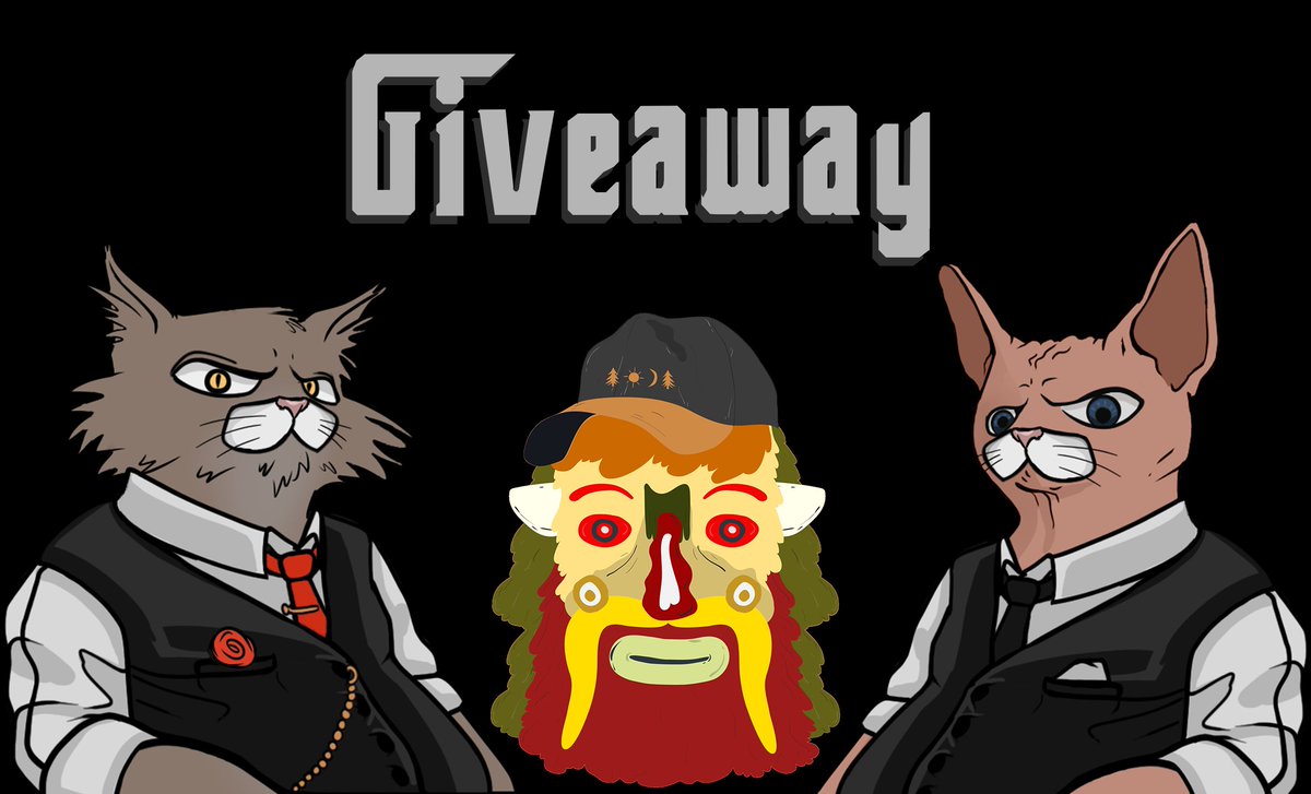 ⚡️GIVEAWAY⚡️

Prizes: 
1 X CatsMafia NFT
1 X Subcarpati OG NFT

How To enter:
👉 Follow :<a href="/CatsMafiaNFT/">CatsMafia NFT</a>
👉 Retweet + follow
👉 Tag 3 friends

⏰24h!

The NFT is property of CatsMafia and this giveaway is not made in partnership with <a href="/SubcarpatiOGs/">Subcarpati OGs</a> !

#ElrondNFT #ElrondCommunity