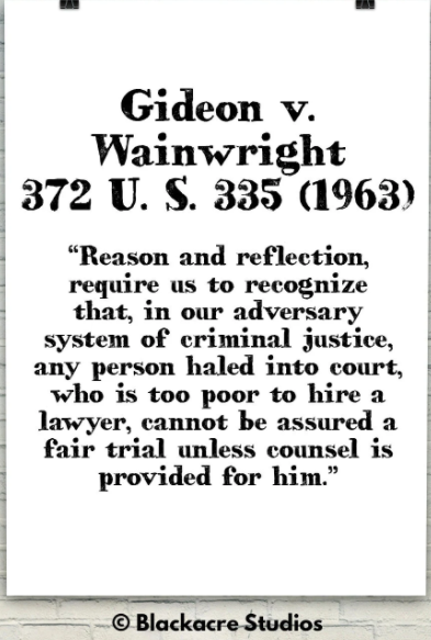 Happy National Public Defense Day. Today we reflect on the Supreme Court decision in 1963 which finally recognized the fundamental right to assistance of counsel for all people, regardless of income.
#publicdefenseday #publicdefenderday