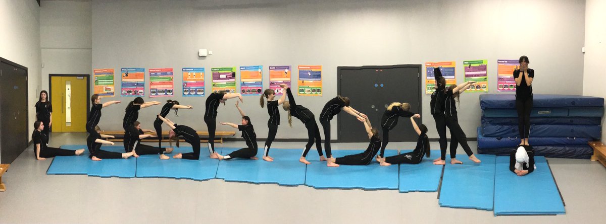 Fantastic creative work from our Y8s during a gymnastics lesson yesterday. 

Can you guess the word they have spelt out?