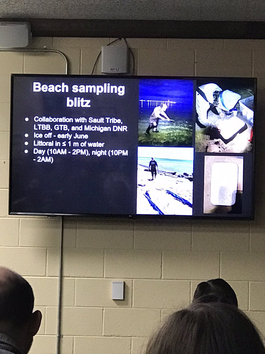 jondoubek's tweet photo. Should we be sampling #zooplankton and larval #coregonines at night? Excellent presentation by @SimonFreeman15 at #MIAFS! @LSSU_CFRE @LifeatLSSU https://t.co/31vTnrqY0J