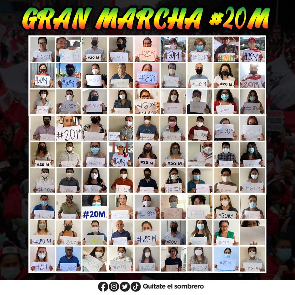 Agustn70457560's tweet photo. Tenemos que seguir en la lucha contra la corrupción y la incapacidad.
A diferencia de la pequeña marcha de ayer, nosotros cada día somos más y más los que luchamos por el Perú🇵🇪 Nos vemos el domingo!
#VacanciaPresidencial @justicierope @CharitoABC @rlopezaliaga1 #20m #TomaLaCalle https://t.co/3BxNGhyM1J