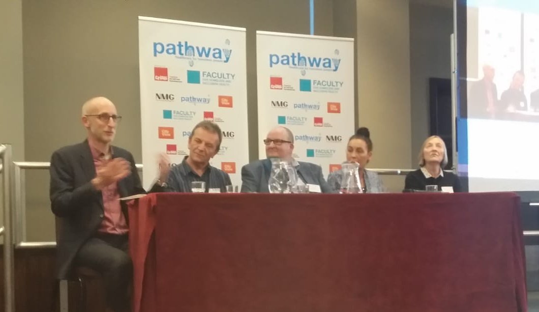 Jeffbluebeard's tweet photo. Roll on 2023 @pathway conference, I know I'm loud but found my voice in the closing plenary of this years Pathway conference, with fellow Ebe's @PattinsonMandy and @JablonskiTony there's no stopping us now #HomelessHealth22 #InclusionHealth @PathwayUK #Pathways @BolaOwolabi8 https://t.co/V5IheyRb5N