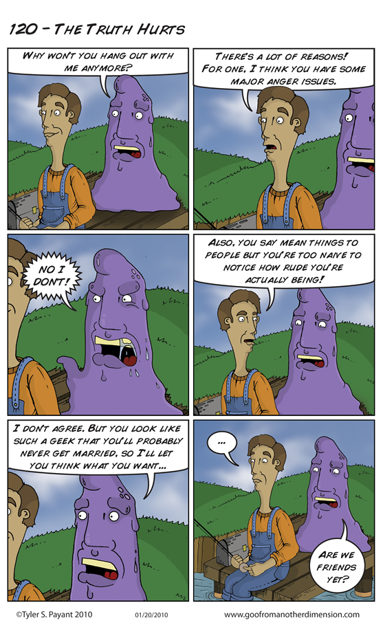 The Truth Hurts!
teaspooncomics.com/comic/120-the-…
#Truth #comic #drawing #art #hurts