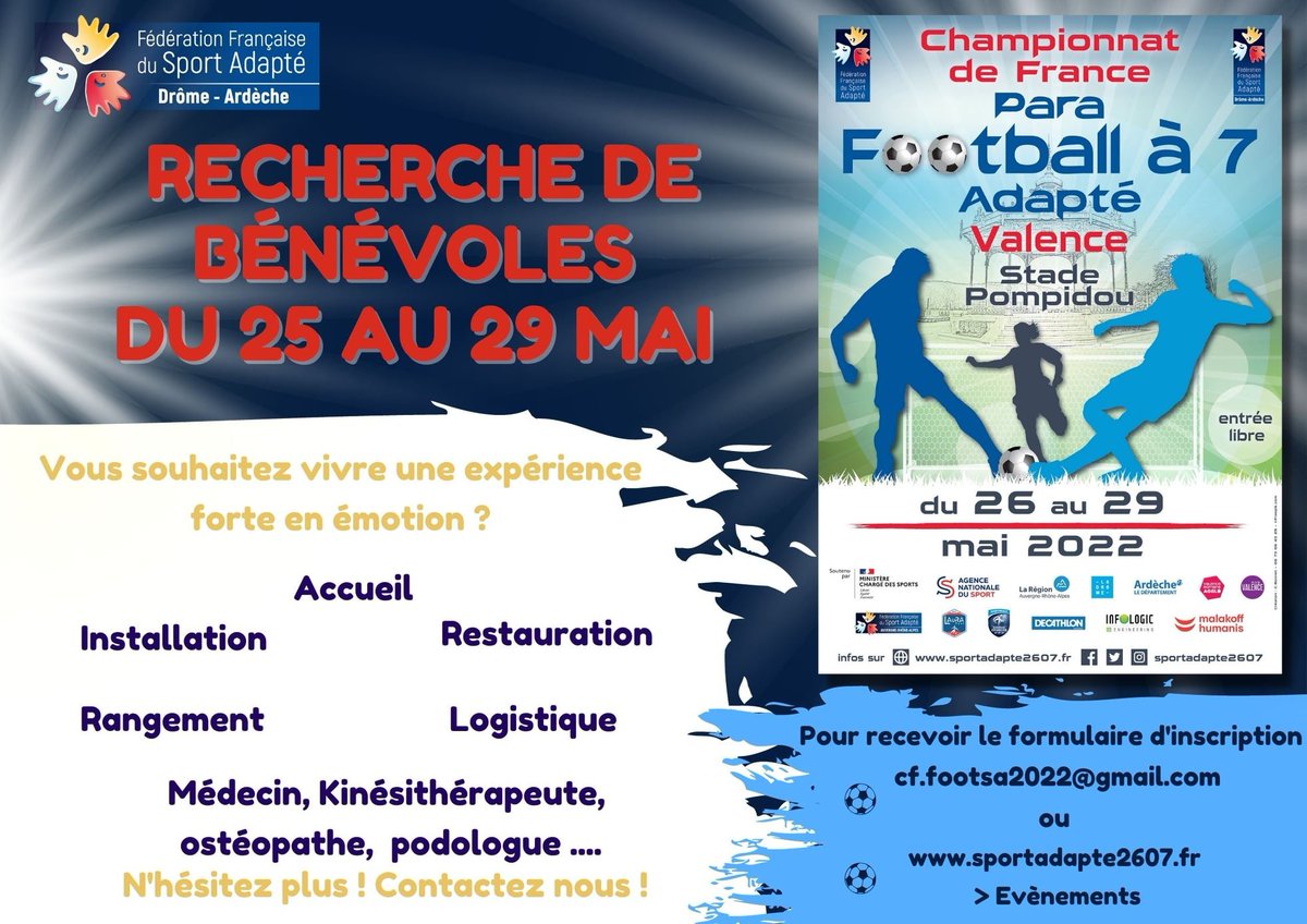 Sportadapte2607's tweet photo. N'hesitez plus à venir nous aider cliquer ici 😉:
https://t.co/oMIB6V6Umv https://t.co/QrZs0CL6BP