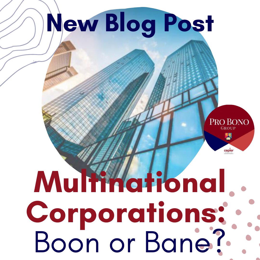UoBProBono's tweet photo. ✨NEW BLOG POST✨
 
This week’s blog focuses on the law behind multinational corporations. It includes useful definitions of corporate terms, explains why and how corporations work, and discusses the power imbalances within them.

Let us know what you think! https://t.co/KYC5X6m4hl