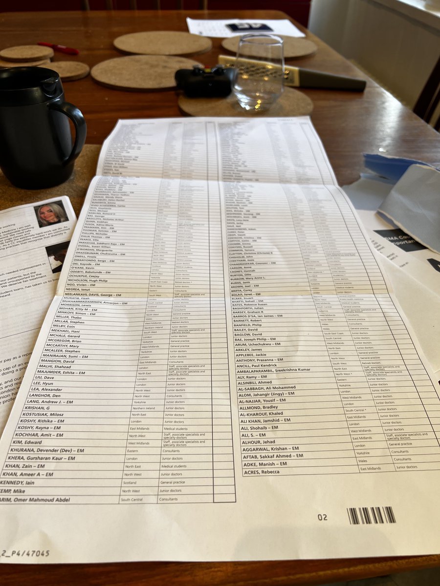 gregcjones's tweet photo. #bma #bmaelections The BMA wants me to rank these candidates in order of preference. The BMA must expect me to read all of their statements. The BMA is having a laugh. https://t.co/Av790udcFp