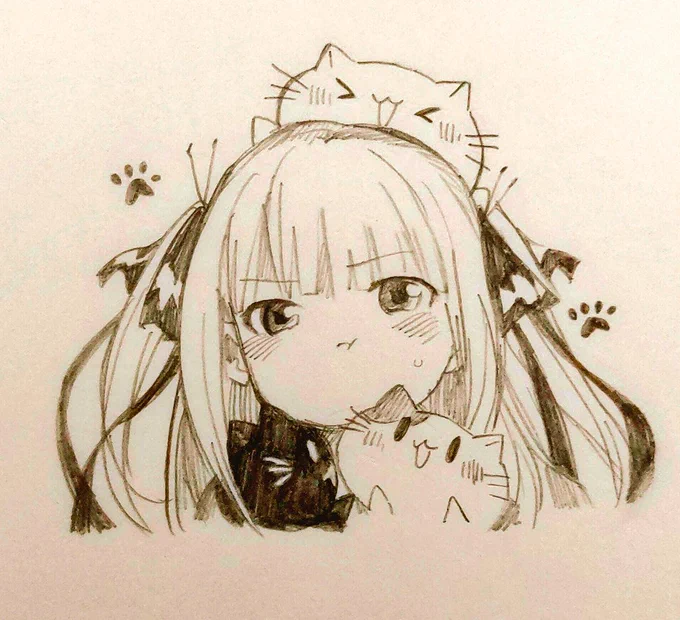 似合う…!✨🐈️
#絵描きさんと繋がりたい 
#五等分の花嫁 