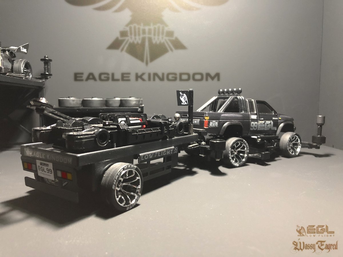 LowFlightEAGLE1's tweet photo. お願いしまぁぁぁぁ―――――す!!!!
【 作品名 】
EGL Wild MA mk.1 「KING CAB-Eagle Trailer」
#超ニコ四駆コンデレ2022
#ミニ四駆
#ワイルドミニ四駆
#KINGCAB
#キングキャブ https://t.co/c7ebbs3Wj9