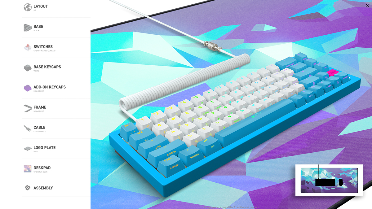 CHERRY XTRFY on X: Designed by you! Our Custom Keyboard Builder