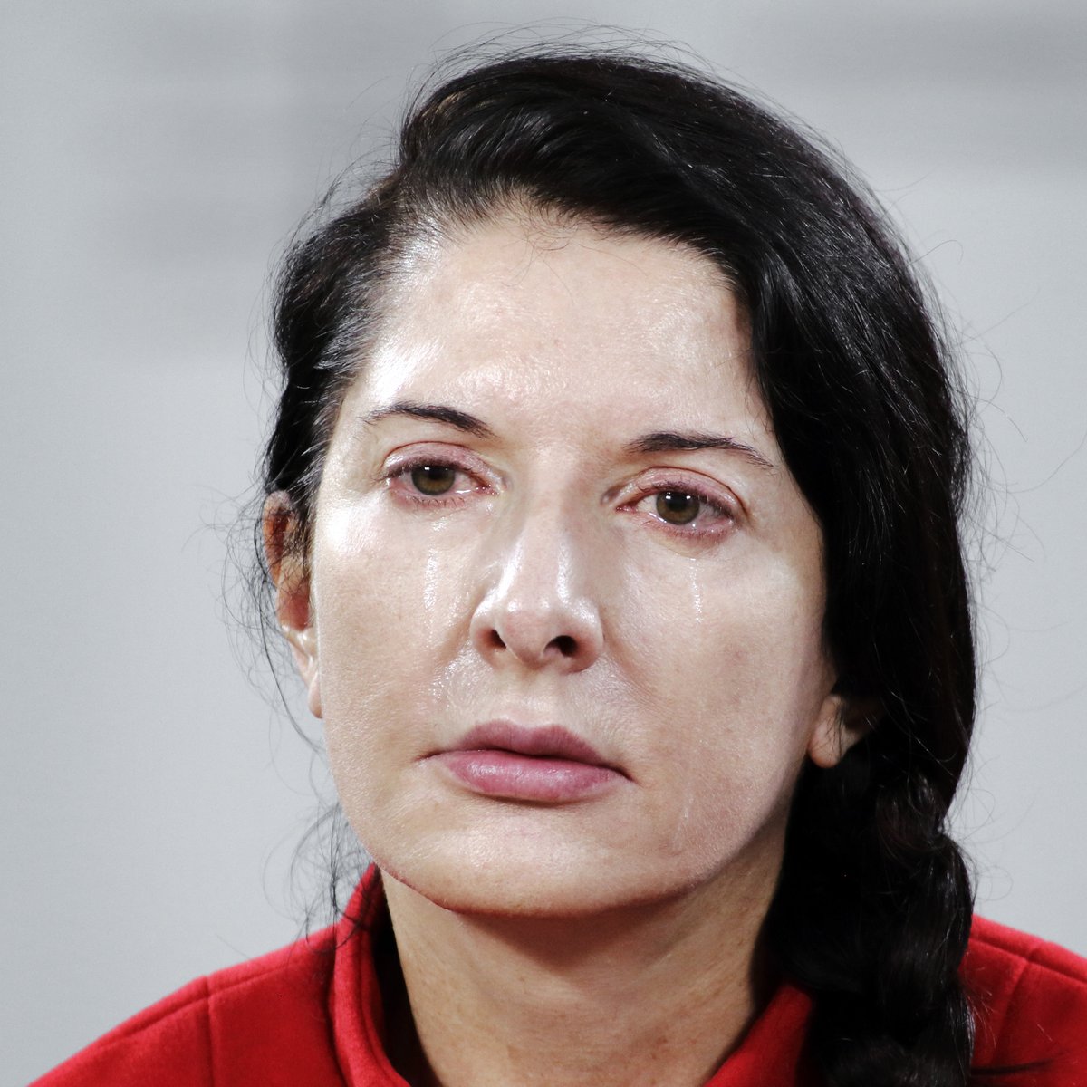 MuseumModernArt's tweet photo. Throughout Marina Abramović's 2010 performance “The Artist Is Present" at MoMA, photographer Marco Anelli carried out a project capturing each sitter’s reaction and Abramovic’s response as they sat across from each other in an emotional durational performance. https://t.co/X4M6ETbHDu