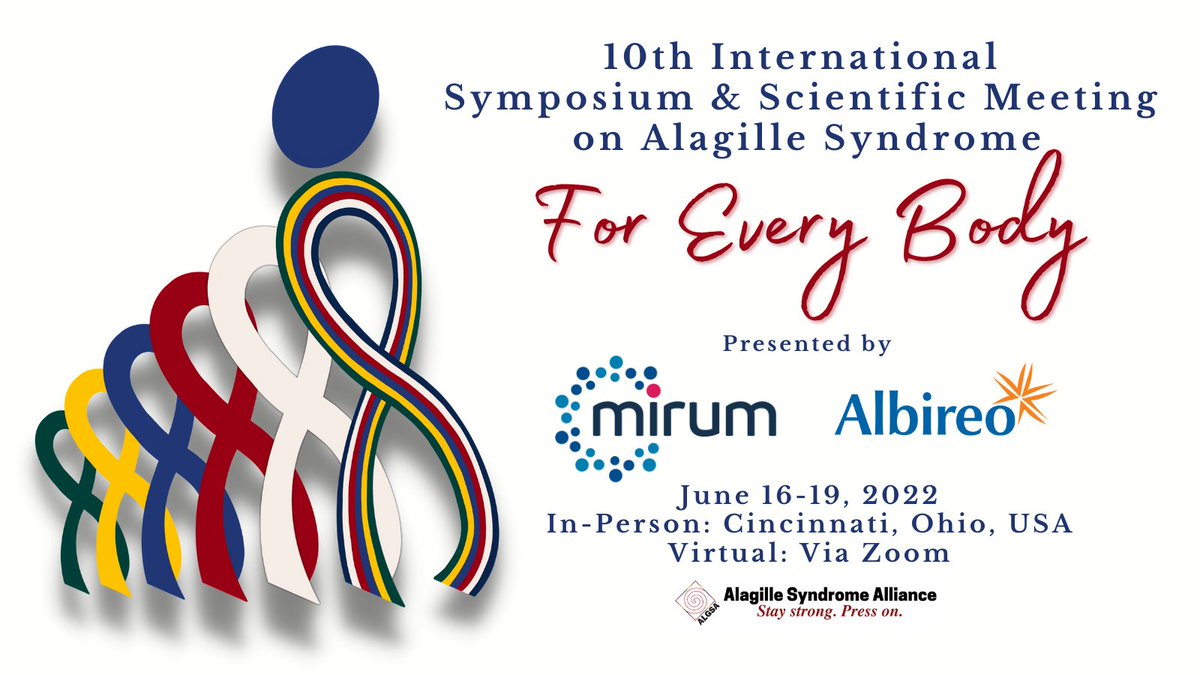 Official ALGSA Tweet (@algsalliance) on Twitter photo 10th International Symposium & Scientific Meeting on Alagille Syndrome presented by <a href="/mirumpharma/">Mirum Pharmaceuticals</a> and @AlbireoPharma! Details, agendas, registration and travel scholarship application at alagille.org.
#alagillesyndrome #algs #raredisease #rarediseaseresearch 10th International Symposium & Scientific Meeting on Alagille Syndrome presented by <a href="/mirumpharma/">Mirum Pharmaceuticals</a> and @AlbireoPharma! Details, agendas, registration and travel scholarship application at alagille.org.
#alagillesyndrome #algs #raredisease #rarediseaseresearch