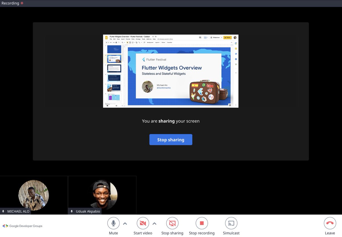 I delivered a lecture today in the Google Developer Groups Flutter Festival and I’m really excited about it, also had a live coding session where I showed some beautiful things we can do with Flutter.
#Flutter #GDG #FlutterFestival